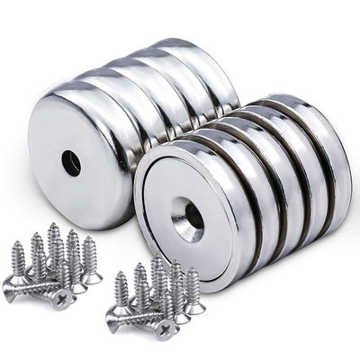 Ημερομηνία παραγωγής Περίπου 25-30 ημέρες D32x8mm Neodymium Magnetic Cup με Countersunk Hole