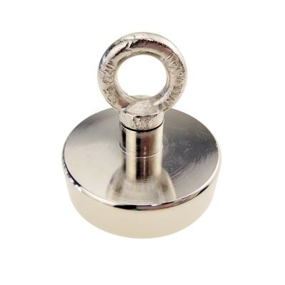 NeFeB Fe37 550 lbs Strong Magnet Αλιεία με M10 νήμα και βίδα τρύπα POTN08-75