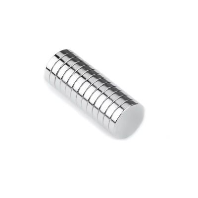 Νικέλιο επιχρισμένο N52 Neodymium Disc Magnet 10 mm x 2 mm για βέλτιστες βιομηχανικές επιδόσεις