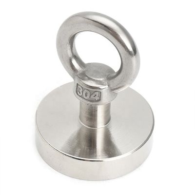 Μεγάλη ανοχή νεοδύμιο μαγνήτης POTN08-75 550 lbs Δυνατός με βίδα τρύπα για την αλιεία