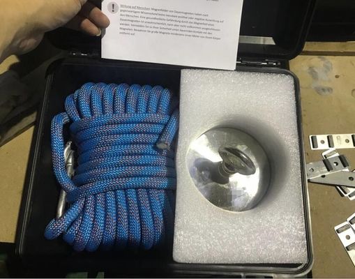 Μεγάλη ανοχή νεοδύμιο μαγνήτης POTN08-75 550 lbs Δυνατός με βίδα τρύπα για την αλιεία