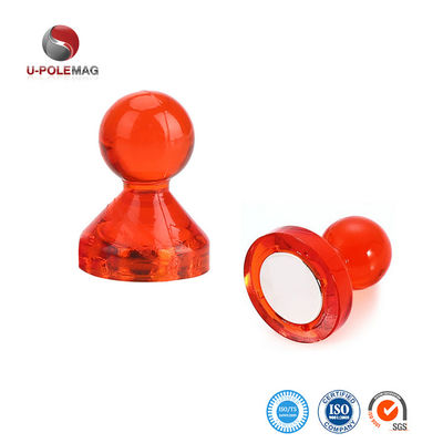 11mm Dia Pot Shape Magnetic Push Pins για γραφεία Χάρτες σε πολύχρωμο σχέδιο