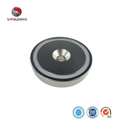 Κατηγορία NdFeb Dia 75mm 230KG Super Strong Neodymium αλιευτικό μαγνήτη με ματιές
