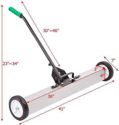 7' 18cm τροχούς χέρι σπρώξτε μαγνητική βίδες νυχιών σαρωτή για εύκολη και αποτελεσματική λήψη