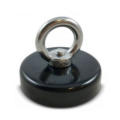 UPN04-75 350lbs Neodymium Αλιευτικός Μαγνήτης με Eyebolt και /-0.1mm Tolerance Hook Τύπος