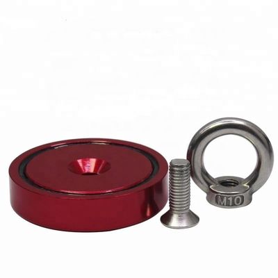 UPN04-75 350lbs Neodymium Αλιευτικός Μαγνήτης με Eyebolt και /-0.1mm Tolerance Hook Τύπος