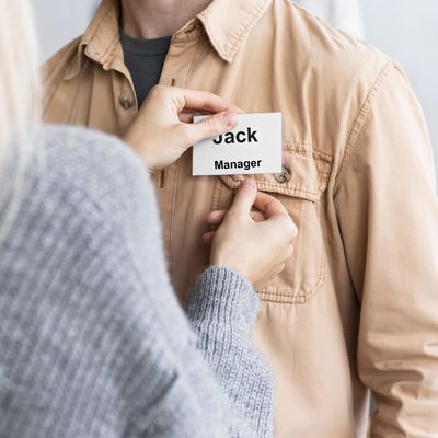 Μεταλλικό μαγνητικό σήμα ονόματος μαγνήτης 45x13mm Ατσάλινη πλάκα με ένα βιομηχανικό μαγνήτη μέσα