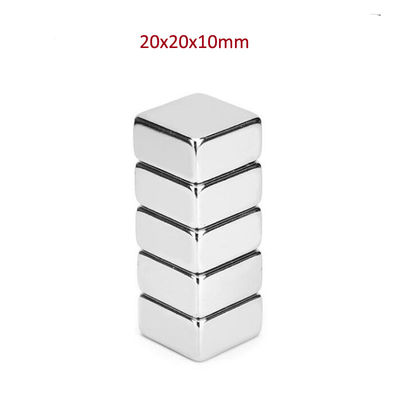 Άμεσος F20x20x10mm N50 N52 ορθογώνιος μαγνήτης νεοδύμιου με πιστοποίηση ISO9001 2000