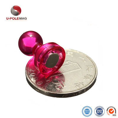 Μαγνήτες Neodymium Push Pin για ψυγεία Υπηρεσία επεξεργασίας χύτευσης