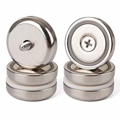 HTN04-60x15-8.5mm Neodymium Countersunk Pot Magnet με επικάλυψη Ni-Cu-Ni