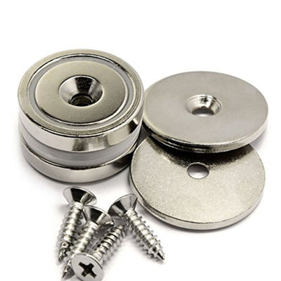 Κρατητής εργαλείων με Neodymium Magnet Custom Cup με Countersunk Screw Bolt Πιστοποιημένο ISO9001