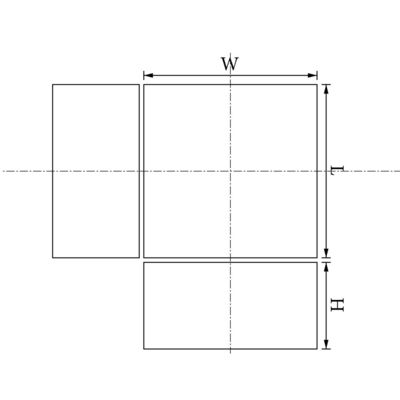 N52 Υπερ-ισχυρός μαγνήτης νεοδίμου F20x10x5mm Ανεκτικότητα ±0,05mm για μαγνητικό υλικό