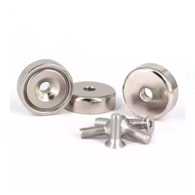 Κρατητής εργαλείων με Neodymium Magnet Custom Cup με Countersunk Screw Bolt Πιστοποιημένο ISO9001