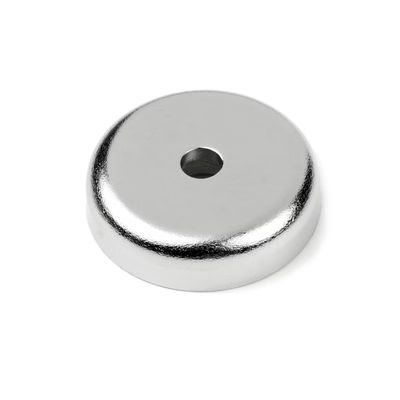 32mm Neodymium γλάστρα μαγνήτης με Countersunk τρύπα 32kg τράβηξη χωρητικότητα 1,26 ίντσες διάμετρος