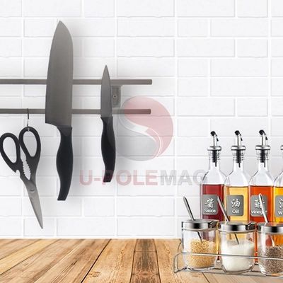 Πιο πωλούμενο μαγνητικό σωλήνα μαχαιριού από ανοξείδωτο χάλυβα για μαγειρικά σκεύη και αποθήκευση μαχαιριού