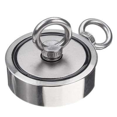 300KG Τραβήξτε δύναμη Cup σχήμα διπλό πρόσωπο αλιευτικό μαγνητή για την αξιόπιστη ανάκτηση