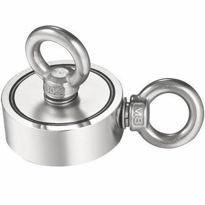 300KG Τραβήξτε δύναμη Cup σχήμα διπλό πρόσωπο αλιευτικό μαγνητή για την αξιόπιστη ανάκτηση