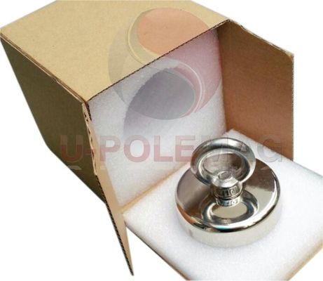 300KG Τραβήξτε δύναμη Cup σχήμα διπλό πρόσωπο αλιευτικό μαγνητή για την αξιόπιστη ανάκτηση