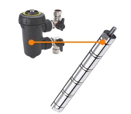 12000Gs NdFeb υψηλής ποιότητας SS304 Neodymium Magnetic Bar Filter για την επεξεργασία ακαθαρσιών