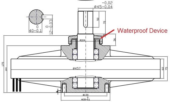 Μικρο υδρο 220 Volt φορητή γεννήτρια χαμηλής συντήρησης με ονομαστική ταχύτητα 100RPM-1200RPM