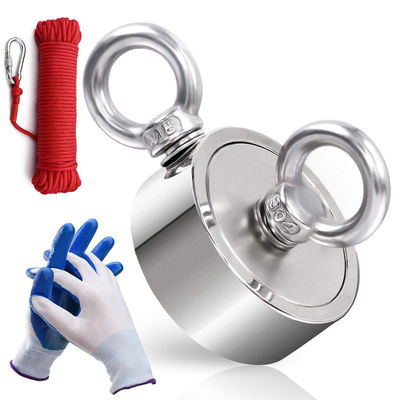 Υπερ-ισχυρό Neodymium μαγνητικό αλιευτικό κιτ με 2000 LBS δύναμη έλξης και ακριβή ανοχή