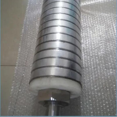 Πάνω από 10000 Gauss Βιομηχανικό μόνιμο Custom Rotary Magnet Roller για μεταγωγική ζώνη Μαγνητικός διαχωριστής τύμπου