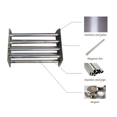 Προσαρμοσμένο μέγεθος 8000 Gauss 12000g Neodymium Magnetic Grate με επεξεργασία τρύπησης