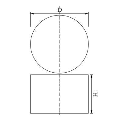 Επικάλυψη NiCuNi N52 1.26'x1/8' Αξιακός μαγνήτης δίσκου νικελίου νεοδύμιου για την κατασκευή