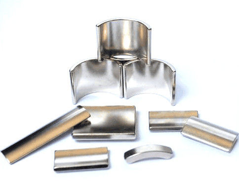 Κύρια υλικά NdFeB Super Strong Magnet Neodymium Arc Segment Magnets για κινητήρα BLDC