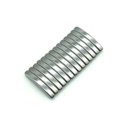 Προσαρμοσμένο R18.25xr15.75x2.5mm N52 Arc Neodymium μαγνήτης για ιατρικά όργανα