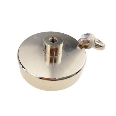 NeFeB Fe37 550 lbs Strong Magnet Αλιεία με M10 νήμα και βίδα τρύπα POTN08-75