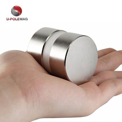 ISO9001 2000 Πιστοποιημένος N52 Νεοδύμιο D40x20mm Μαγνητικός Δίσκος για Εφαρμογές Βαρύτητας