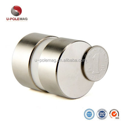 ISO9001 2000 Πιστοποιημένος N52 Νεοδύμιο D40x20mm Μαγνητικός Δίσκος για Εφαρμογές Βαρύτητας