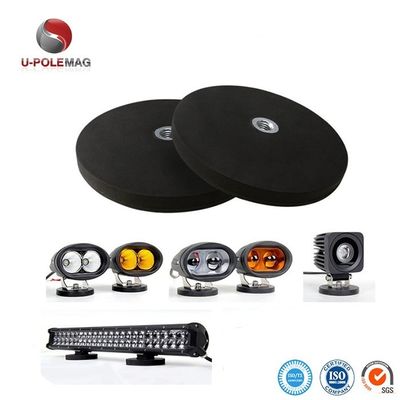 Ενίσχυρη έλξη M8 νήμα Neodymium Gum Coated Pot Magnet Βιομηχανική ποιότητα μη ολισθητική τοποθέτηση