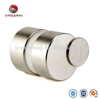 Υπερ-ισχυρός μαγνήτης μοτοσικλέτας 40x20mm Μαγνήτης δίσκου νεοδύμιου με ανοχή ±1mm