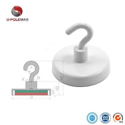 Δυνατά μαγνητικά αγκάθια από φεριτίνη για κρεμάσματα σε λευκό και μαύρο