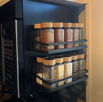 Προσαρμοσμένο μαγνητικό ράφι μπαχαρικών για ποτά στο ψυγείο χώρο εξοικονόμηση οργανωτή