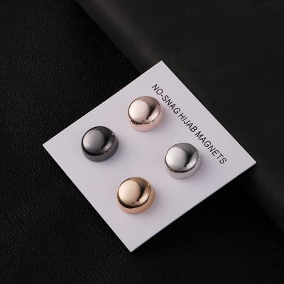 12mm κράμα NdFeB μαγνήτης No-Snag Multi- Hijab μαγνήτης για μουσουλμανικό μαντήλι σε πάνω από 40 χρώματα