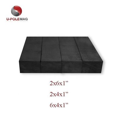ISO9001 2000 Πιστοποιημένο C8 6x4x1" Φερριτικό μπλοκ κεραμικό μαγνήτη για αντλίες νερού Αδιάβλητο
