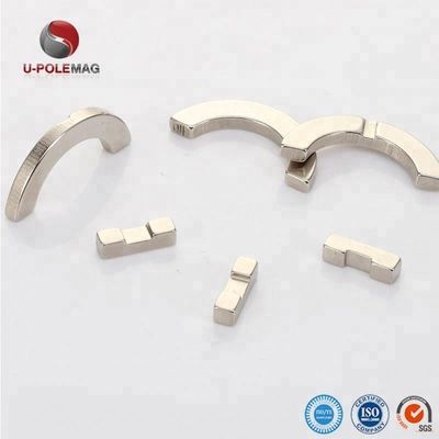 Μαγνήτες τόξου νεοδύμιου για κινητήρα rotor bldc Max εργασιακή θερμοκρασία 80 Centigrade