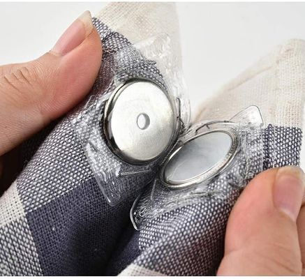Βιομηχανικός μαγνήτης Κρυμμένος ραφές PVC Αόρατα μαγνητικά κουμπιά κλεισίματος με επικάλυψη ψευδαργύρου
