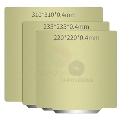 Ελαστικός και ανθεκτικός 3D εκτυπωτής PEI Πλακέτα χάλυβα με ελατήριο