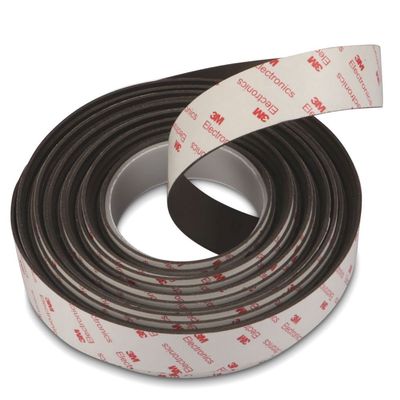 ISO9001 2008 Πιστοποιημένη 1m 10x1.5mm Neodymium Μαγνητική Κόλλητη Ταινία Ευέλικτη και εύκολη