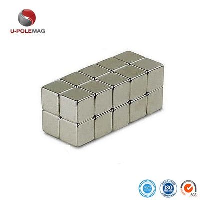 ±1% Ανεπάρκεια N35 N52 5mm Cube Neodymium Magnet 1,14KG Τράβηξε με το σύστημα ISO9001 2000