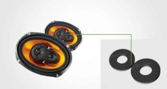 Προσαρμοσμένο Y35 Ferrite Magnet Διαμετρικά μαγνητισμένο δαχτυλίδι για επαγγελματία ομιλητή