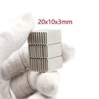 Στρογγυλό λεπτό μαγνήτη 20x10x3mm 3.3kg Δύναμη για μέγιστη θερμοκρασία εργασίας 80 Centigrade